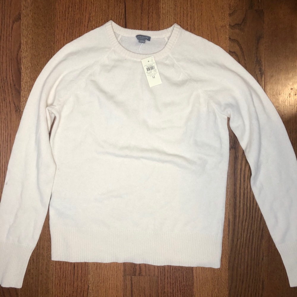 Ann Taylor cream sweater